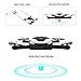 IDEA8 Drones Quadcopters 4CH 2.4Ghz 6 Axis,Follow me,Altitude Hold,Headless Mode,Track Fly,Gravity Sensor,with Camera Wifi 0.3MP HD FPV for Selfie Live Video,3D Flip,Return Home without remote