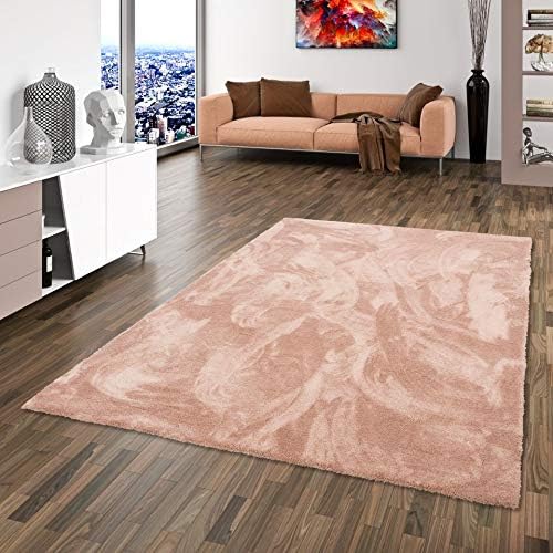 Snapstyle Hochflor Shaggy Teppich Velvet Altrosa In 24 Grossen