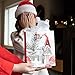 12 Pack Christmas Gift Bags - Includes White Tissue Paper - Premium Quality for Gift Wrap (Christmas Gnomes 12 Pack)