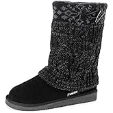 MUK LUKS Womens Cheryl Faux Suede Pull On Winter & Snow Boots