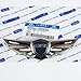 Hyundai Genesis Sedan Wing Tail / Trunk Emblem Black Chrome *GENUINE OEM*