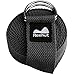 REEHUT Yoga Strap 10ft with Ebook - Durable Polyester Cotton Exercise Straps w/Adjustable D-Ring Buckle for Stretching, General Fitness, Flexibility and Physical Therapy Black
