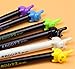 HIPGCC Cute Pens Kawaii Pen Cute Cat Pens 0.5mm Gel Pens Black Ball Point Pens for School Office Supplies (Cat)