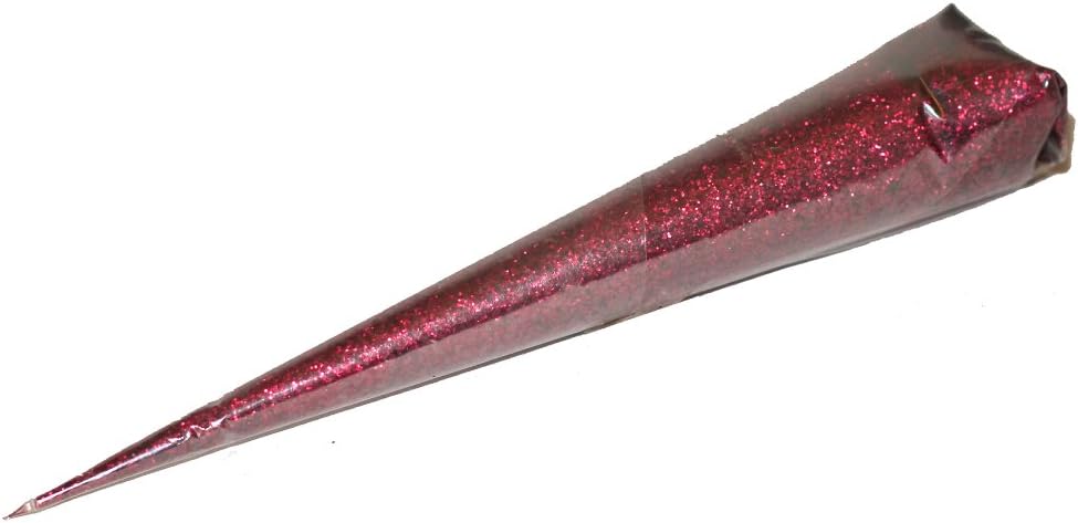 Body Art Glitter Cone - Many Colours Available - Temporary Tattoo - Mehndi Gilding (dark pink)