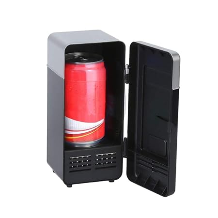 Hihey Mini Cool Box Mini Refrigerador USB Gadget Latas de Bebida ...