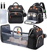 LOVEVOOK Diaper Bag Backpack, 5 in 1 Baby Bag with Changing Station, Waterproof Diaper Bag with C...
