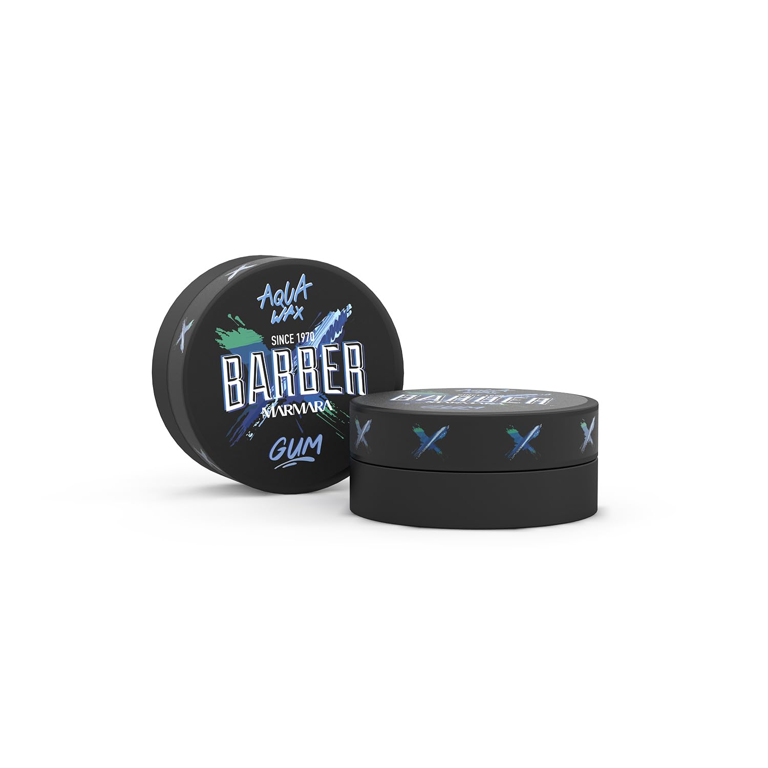 Barber Marmara Gum Aqua Wax 150ml | Professional Hair Gel-Wax Hybrid | Strong Grip & High Gloss Finish | Edge Control Styling Wax for Men & Women | Long-Lasting Hold, Easy Washable Pomade