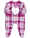 Sophia's Flannel Sleeper with Sherpa Heart Design for 15'' Dolls, Hot Pink