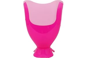 S.C. PRODUCTS, INC. S.C. Products Fish Shampoo Kids Rinse Cup | Tear-Free Baby Rinser Cup and Bath Pail for Kids - Durable, BPA-Free, Safe, and Ergonomic Design for Hassle-Free Bathing | Pink