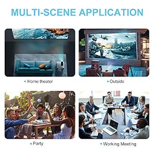 Laiduoao Mini Projector, WiFi Video 