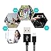 iPhone Charger, 3-Pack 6Ft Mingu, Nylon Braided Cord Lightning Cable to USB Charging Cable for iPhone 7 7 Plus 6s 6 5s 5c 5 SE, iPad Pro, Air, iPad mini 4 3 2, iPod Nano/Touch - Black &White