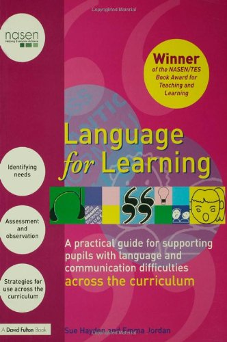 [Best] Language for Learning: A Practical Guide for Supporting Pupils with Language and Communication Diffi Z.I.P
