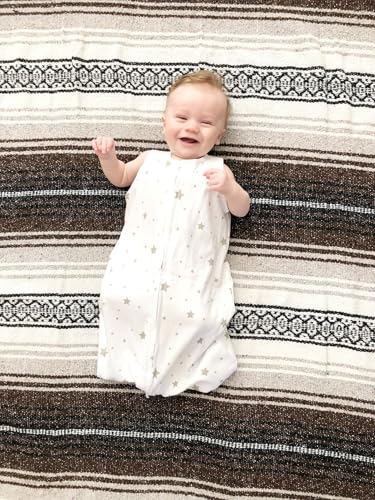 Baby Wearable Blanket - Baby Sleep Sack 100% Cotton - Sleep Sack 3-6 Months - Comfy Soft Lightweight, 2-Pack Set Gender Neutral Grey