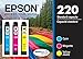 Epson T220520 DURABrite Ultra Color Multi-Pack Ink Cartridges Standard-Capacity (CMY) - Frustration Free Packaging Ink