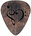 Creanoso I Love You Valentines Guitar Picks (12-Pack)- Premium Music Gifts & Guitar Accessories for Musicians Gift – Medium Gauge Celluloid – Great Guitar Tool for Muscle Bound Musicians.