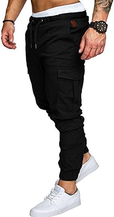 cargo trousers with cuffed ankles
