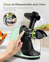 Jocuu Slow Masticating Juicer with 2-Speed Modes