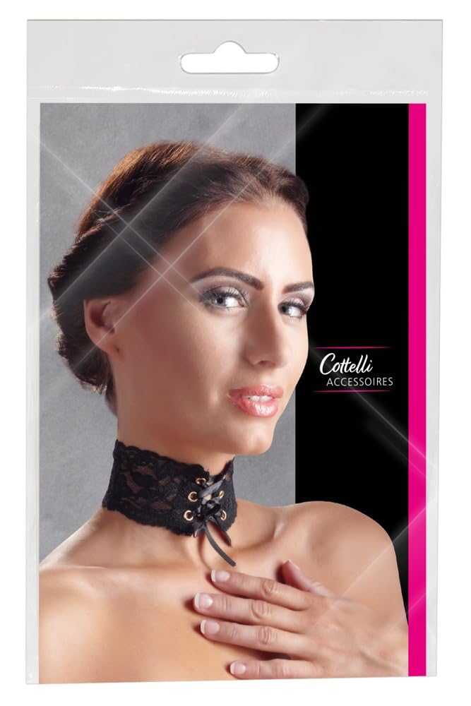 Cottelli Collection Black Lace Choker