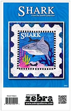 Zebra Patterns ZEB55011 Zebra Shark Stamp Pattern