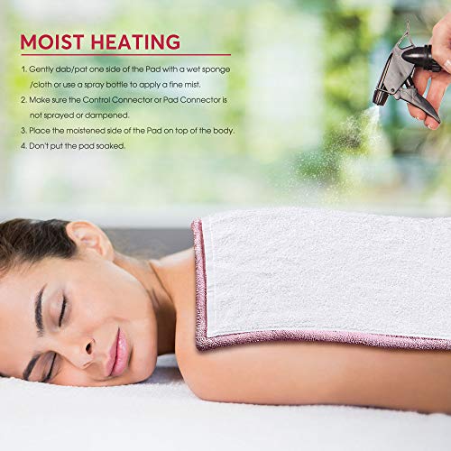 Electric Heating Pad XXL Heat Therapy Wrap, 12" X 24" King Size Heating