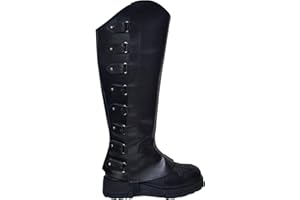 ANEETAFAN Pirate Costume Boot Covers Medieval, Viking Jedi Steampunk Renaissance Boot Covers Cosplay Costume Accessories for Men Women Black