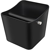 Espresso Knock Box,Coffee Grounds Pucks Knock Box,Coffee Knock Box with Removable Knock Bar and Non-Slip Rubber Base,Shock-Ab