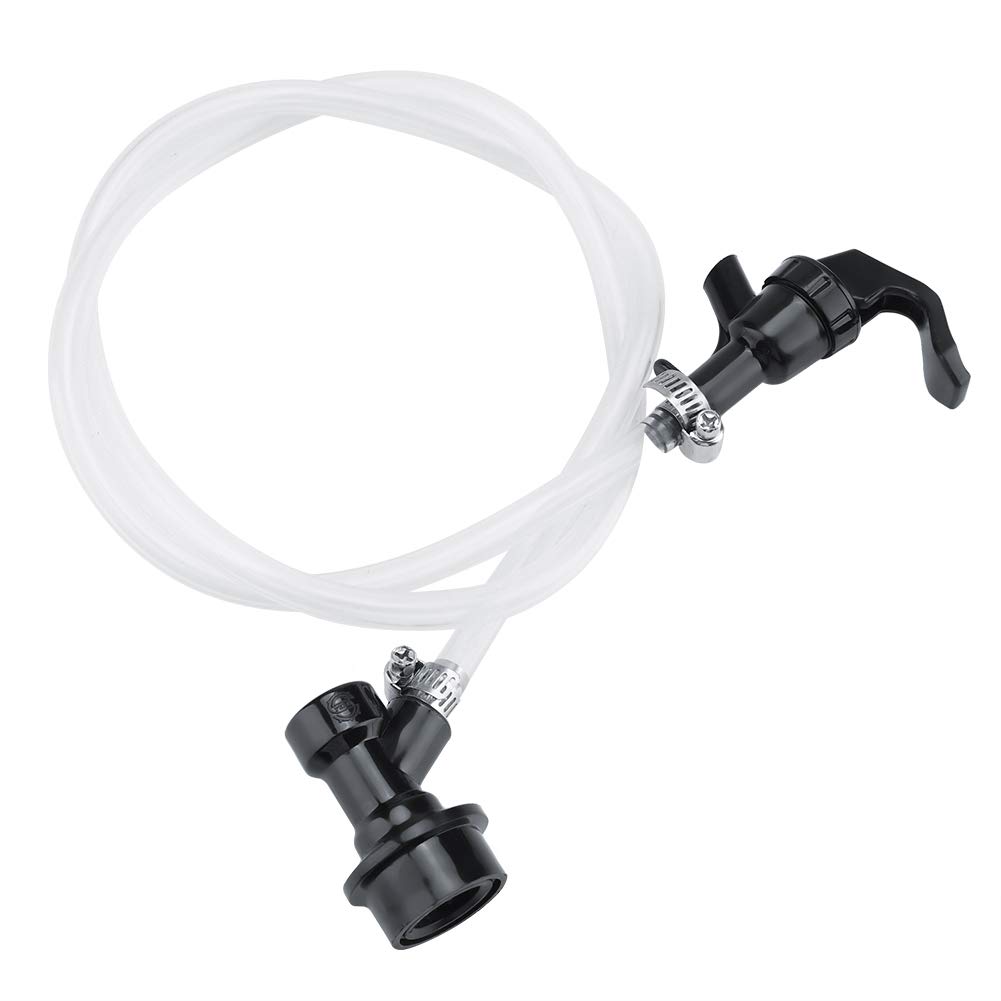 3.28ft Ball Lock Keg Liquid Line Assembly Beer Hose with Party Picnic Tap and Ball Lock Disconnect for Beer Keg