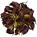 Luyue 20 Pcs Fake Calla Lily Artificial Flowers Bridal Wedding Bouquet Latex Real Touch Flower Home Kitchen Office Decor-Brown