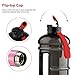 PORHOWE 2.2 Liter Sport Drinking Water Bottle BPA Free Plastic Big Capacity Large Leakproof Water Jug Container with Carrying Loop Water Bottle for Outdoor Sports Fitness Gym Workout Hiking & Office