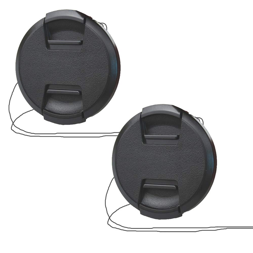 Lens Cap for Canon R6 R5 W/RF 24-105mm f/4-7.1 Lens, for Canon 90D 80D W/EF-S 18-55mm Lens, for Nikon D7500 W/Nikkor 18-140mm f/3.5-5.6G Lens, Fire Rock Snap-On 67mm Camera Lens Cap-2Packs
