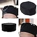 Chef Hat, 2 Pcs SOUREPOSE Black Chef Beanie - Adjustable Velcro Chef Headwear One Size Fits Most