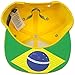 Mercedes Benz Formula 1 AMG Petronas Lewis Hamilton Yellow Brazil Flat Brim Hat
