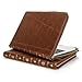 GMYLE Book Case Vintage for MacBook Pro 15 inch/Pro Retina 15 inch - Brown PU Leather Zipped Case Cover (Not fit for New Macbook Pro 15 inch 2016 A1707)