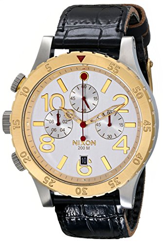 Nixon Men's A3631884 48-20 Chrono Leather Watch