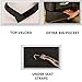 M'Baby 1pc Car Backseat Organizer Woolen Felt Seat Pocket Protector Storage for Bottle, Tissue Box, Toys (Black)