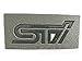Exotic store SB-STI Replacement 2015 2016 2017 Black Limited Trunk STI BLACK EMBLEM WITH GLOSS BLACK BORDER For Subaru WRX STI Rear AMD Emblem Badge All models (Black)