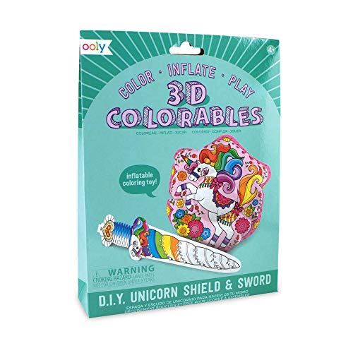 3D Colorables - Unicorn Shield & Sword