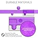 Body Back Buddy Jr - USA Made - Back Massager (Next Gen 2020 Version) Handheld Massage Stick, Trigger Point Massage, Full Body Muscle Pain Relief (Purple Marbled)