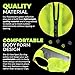 See Spot Trot - See Spot Zip EV Sport High Visibility Reflective Dog Safety Vest, Ideal to Keep Dogs Safe While Walking or Hunting. (Large, Bright Yellow)