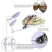 SUNMILE Fishing Buzzbait Spinnerbait Lures Double Willow Blade Spinner Baits for Bass Pike Metal Fishing Lure Pack of 3pcs (Mixcolor spinnerbait 3/8oz)