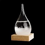 Storm Glass - Decorative and Unique Weather Forecaster - Antique Crystal Forecasting Predictor Used by Admiral Fitzroy - Weat