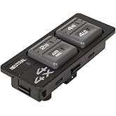 4WD Four Wheel Drive Switch 4x4 Selector Fit for Chevy GMC K1500 K2500 | Fits 1998-2000 K1500/K2500, Suburban, Tahoe, Yukon &amp; Cadillac Escalade, Replaces OE# 15027104, 901-130