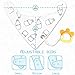 Baby Bibs Bandana Drool Bibs with Baby Teething Toys Baby Shower Gift For Girl Boy Newborn Registry 4-Pack (4-Pack, Unisex)