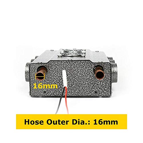 Car Heater Portable Car Heater -Universal DC12-24V 6 Ports Car Truck Heater Automotive Plumbing Air Conditioner Evaporator Car Defroster Mist Eliminator -Double Compact Air Heater W/Speed Switch - Thumbnail 5