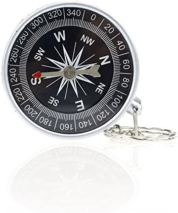 Compass, Milazer Keychain Outdoor Camping Plastic Compass Survival Equipment Hiking Hiker Navigation