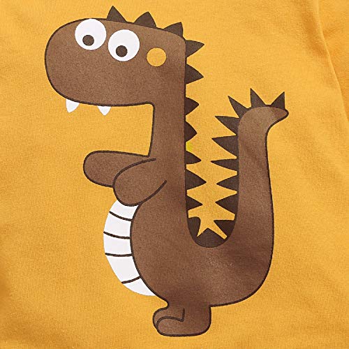 DaMohony Peuter Baby Jongens Outfit Kledingset Lange Mouwen Hooded Shirt + Broek voor 0-18 Maanden - Image 6