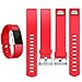 GEAK for Fitbit Charge 2 Bands, Adjustable Replacement Sport Accessory Strap Bands for Fitbit Charge 2, Small Classic-Red