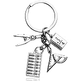 Math Teacher Gifts for Women Men Math Keychain Accessories for Boys Girls Math Lover Birthday Christmas Gift for Friend