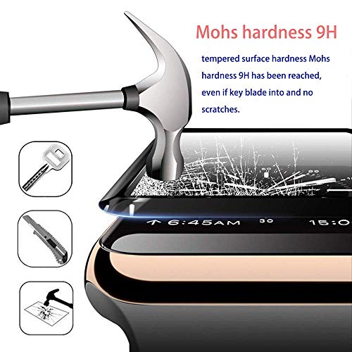 countingsheep 2 Pack - Liquid Tempered Glass Screen Protector Compatible for Apple Watch Full Covera - //coolthings.us