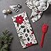 DII Christmas Kitchen Towel Set, Floral Tea Towels for Baking, Cleaning, Entertainment & Cooking, 18x28, Woodland Holiday, 2 Piece
